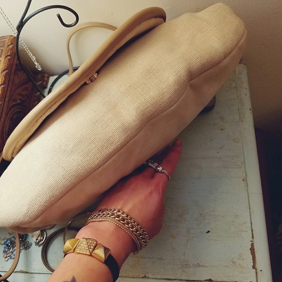 Vintage Large Shoulder Bag / Giant Clutch - Picture 5 of 7